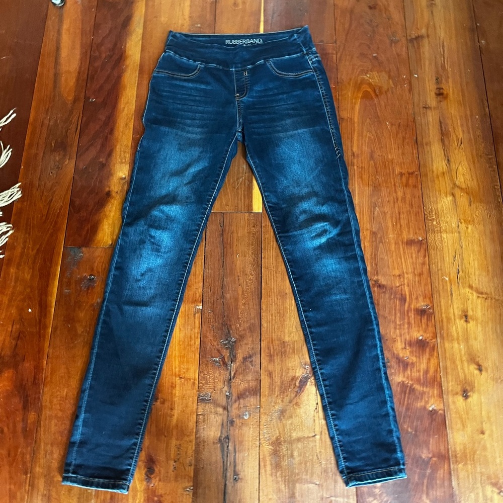 Rubberband Stretch Blue Jeans
